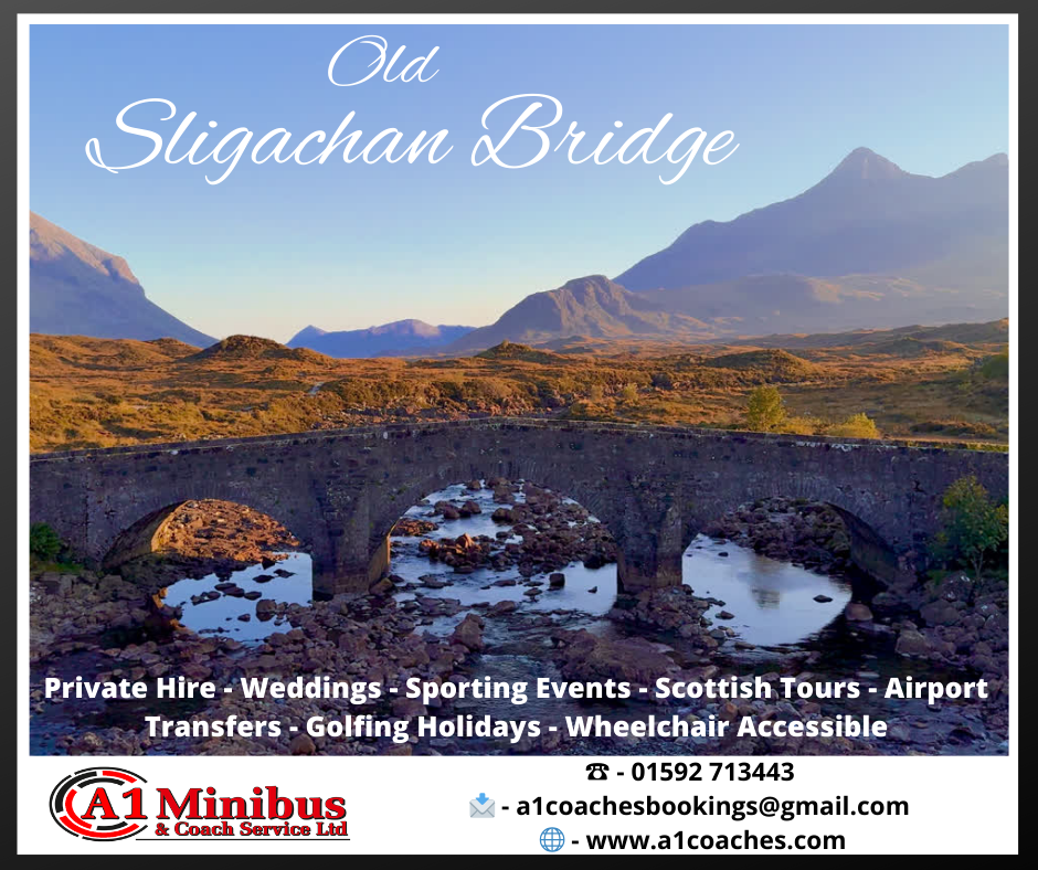 View from Old Sligachan Bridge, Isle of Skye Tour