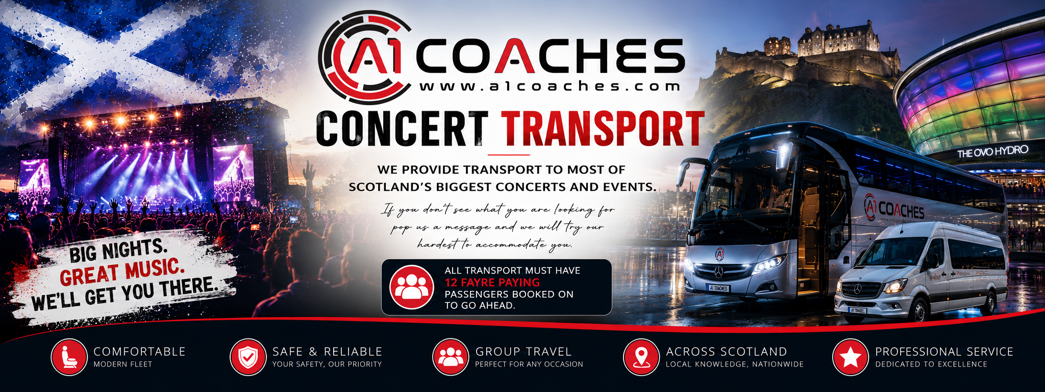 Concert Transport in Scotland