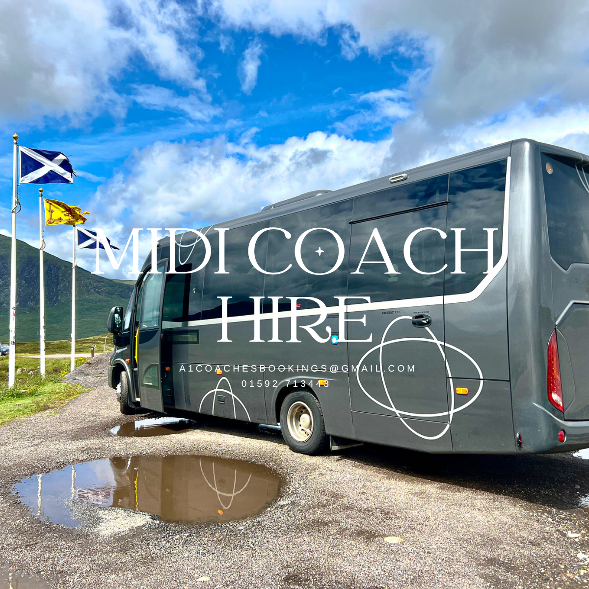 Midi Coach hire in Fife Scotland