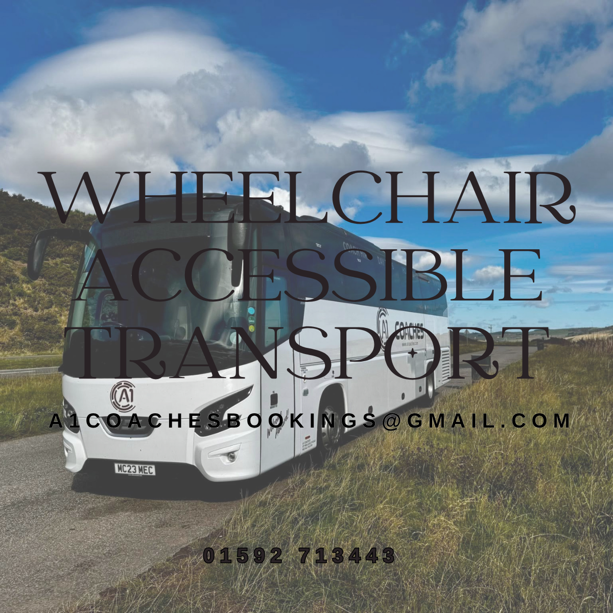 Wheelchair Accessible Minibus or Coach
