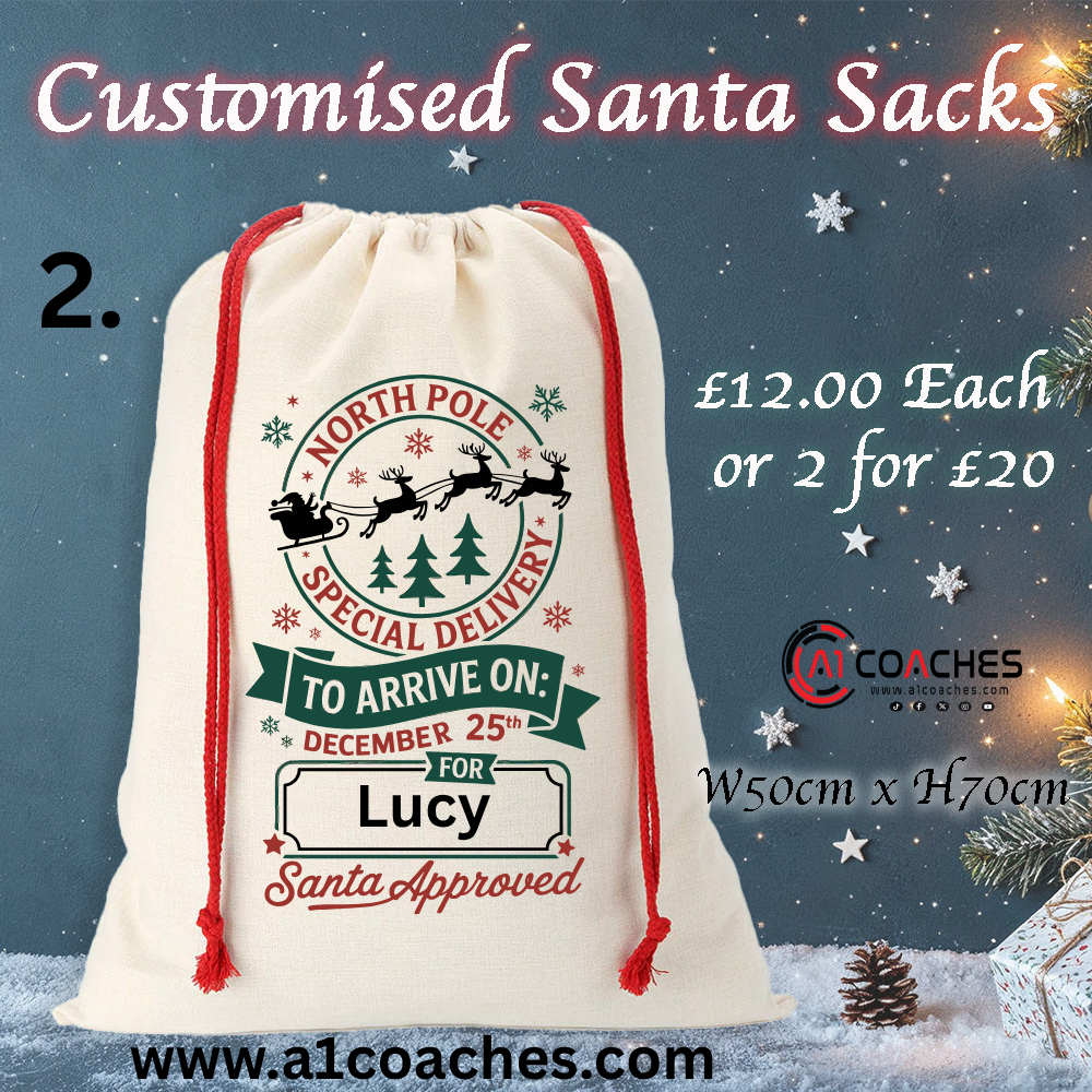 Canvas Santa Sacks