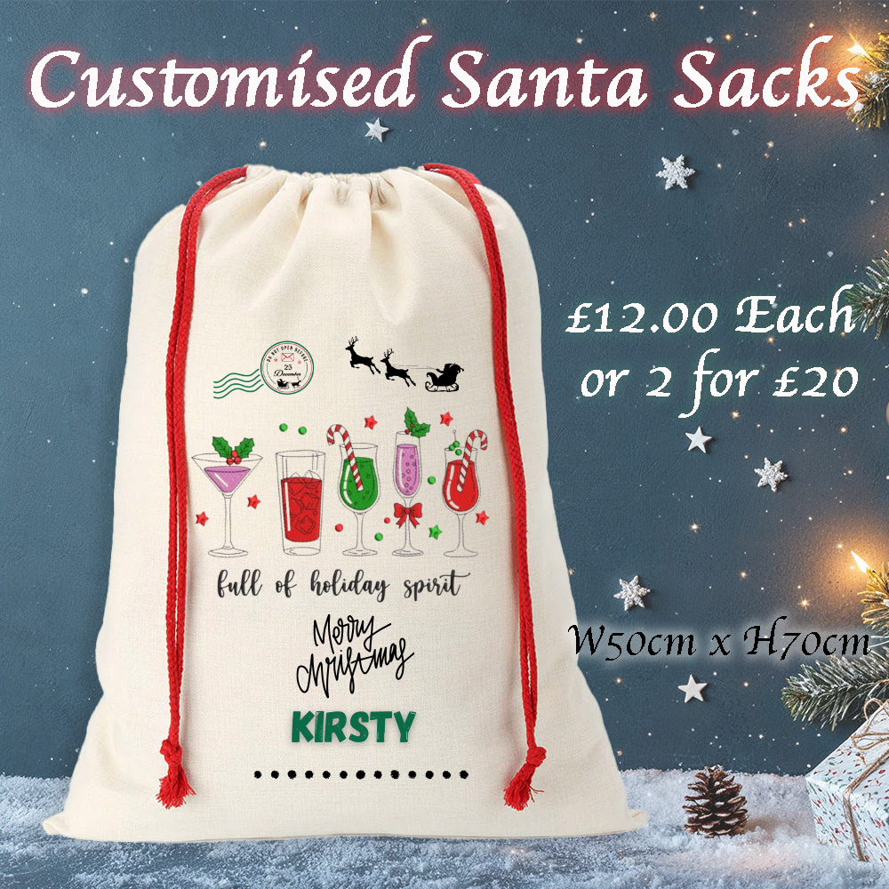 Canvas Santa Sacks