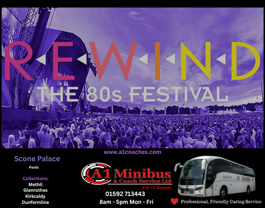 Transport To Rewind Festival, Scone Palace, Perth