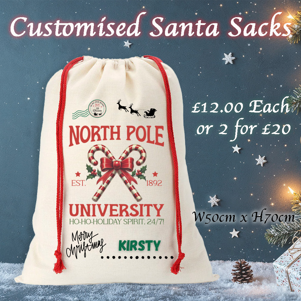 Canvas Santa Sacks