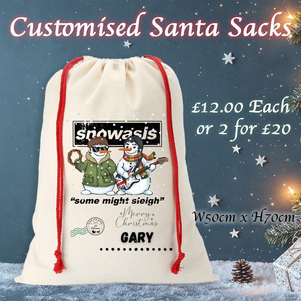 Canvas Santa Sacks