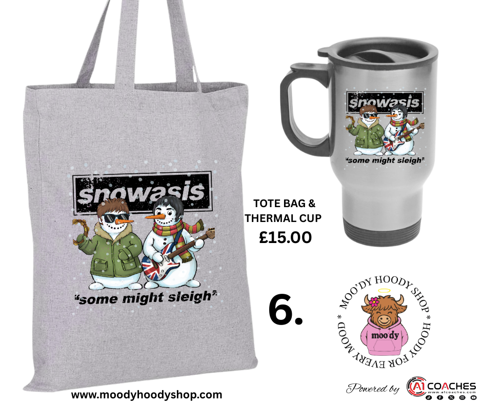 Tote Bag and Thermal Cup