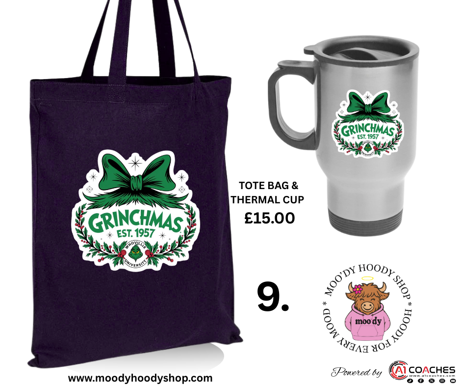 Tote Bag and Thermal Cup