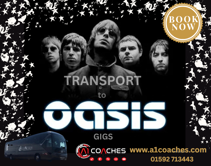 Transport to Oasis Gigs at Parkhead, Glasgow