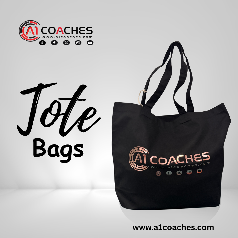 Rose Gold Metalic Font Tote Bag