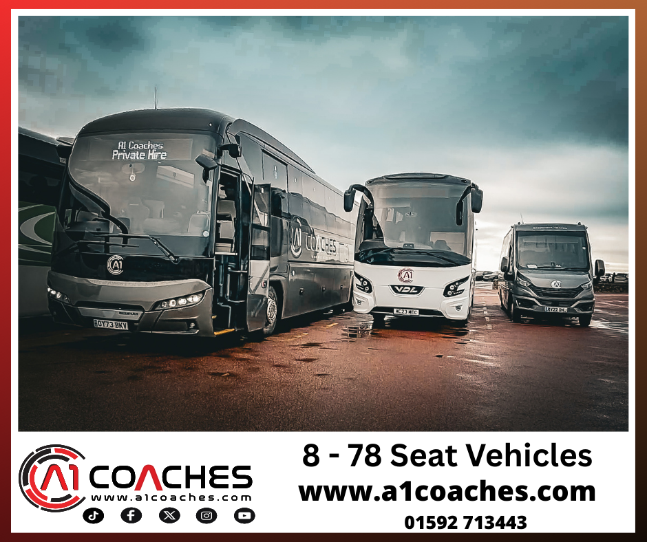 Minibus and Coach Hire Fife Scotland