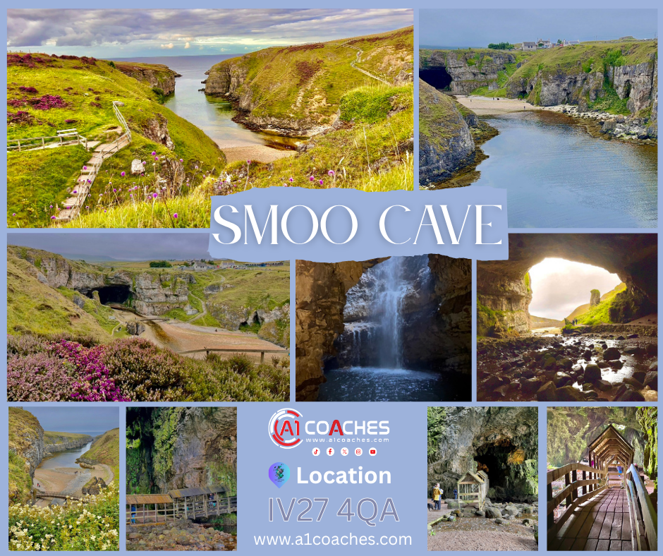 🏞 Discover the Magic of Smoo Cave with A1 Coaches – Scotland’s Hidden Coastal Wonder
