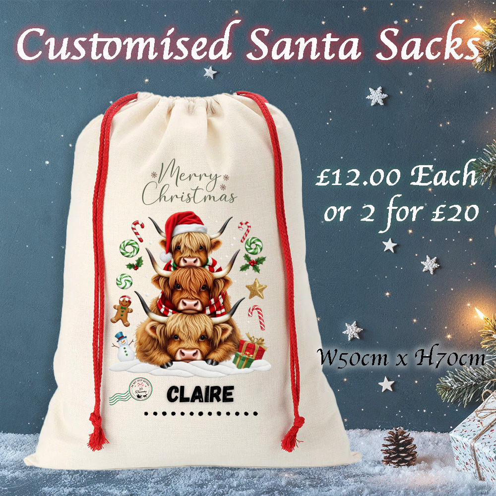 Canvas Santa Sacks