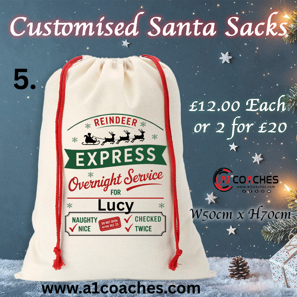 Canvas Santa Sacks