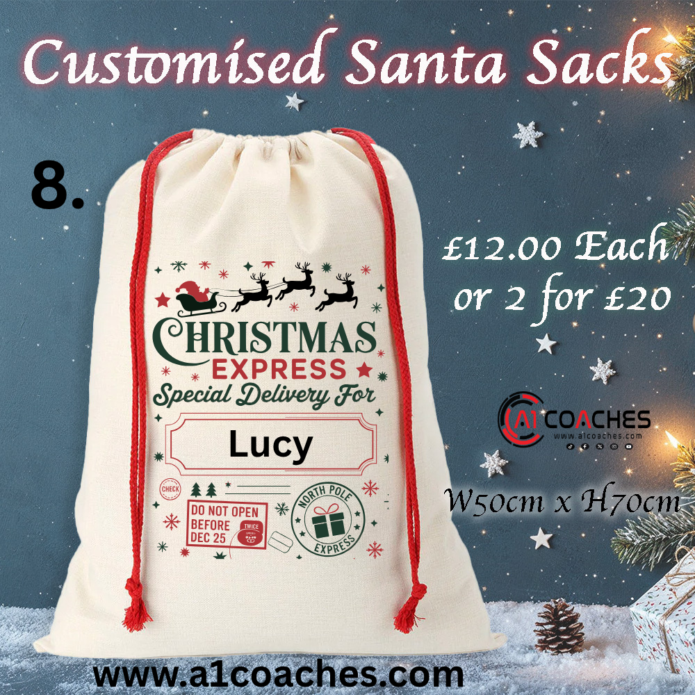 Canvas Santa Sacks