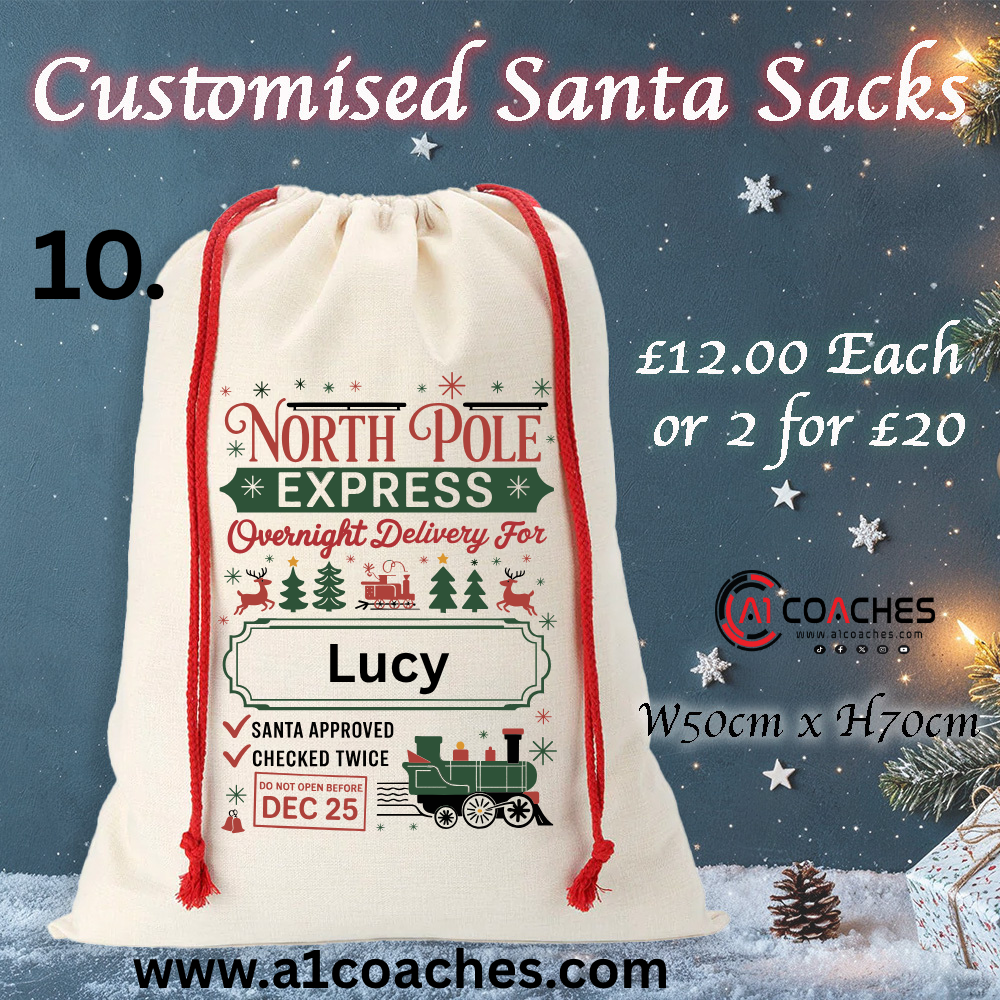Canvas Santa Sacks