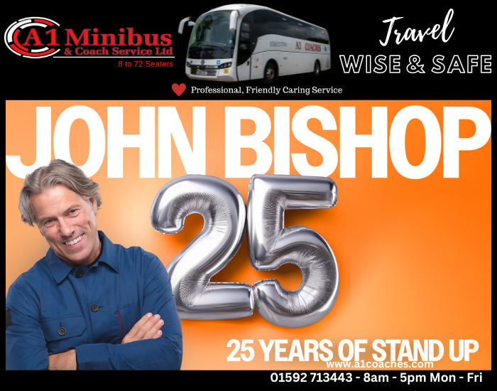 Transport to John Bishop @ Ovo Hydro, Glasgow