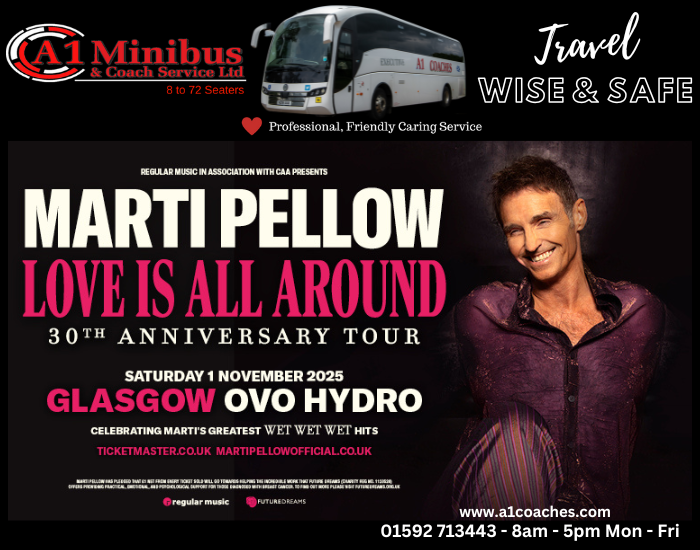 Transport to Marti Pellow Concert Ovo Hydro, Glasgow