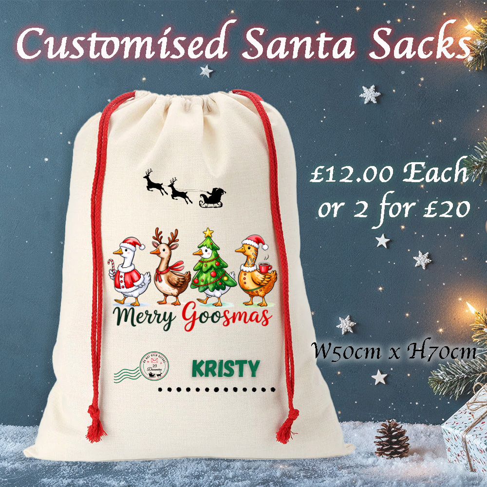 Canvas Santa Sacks
