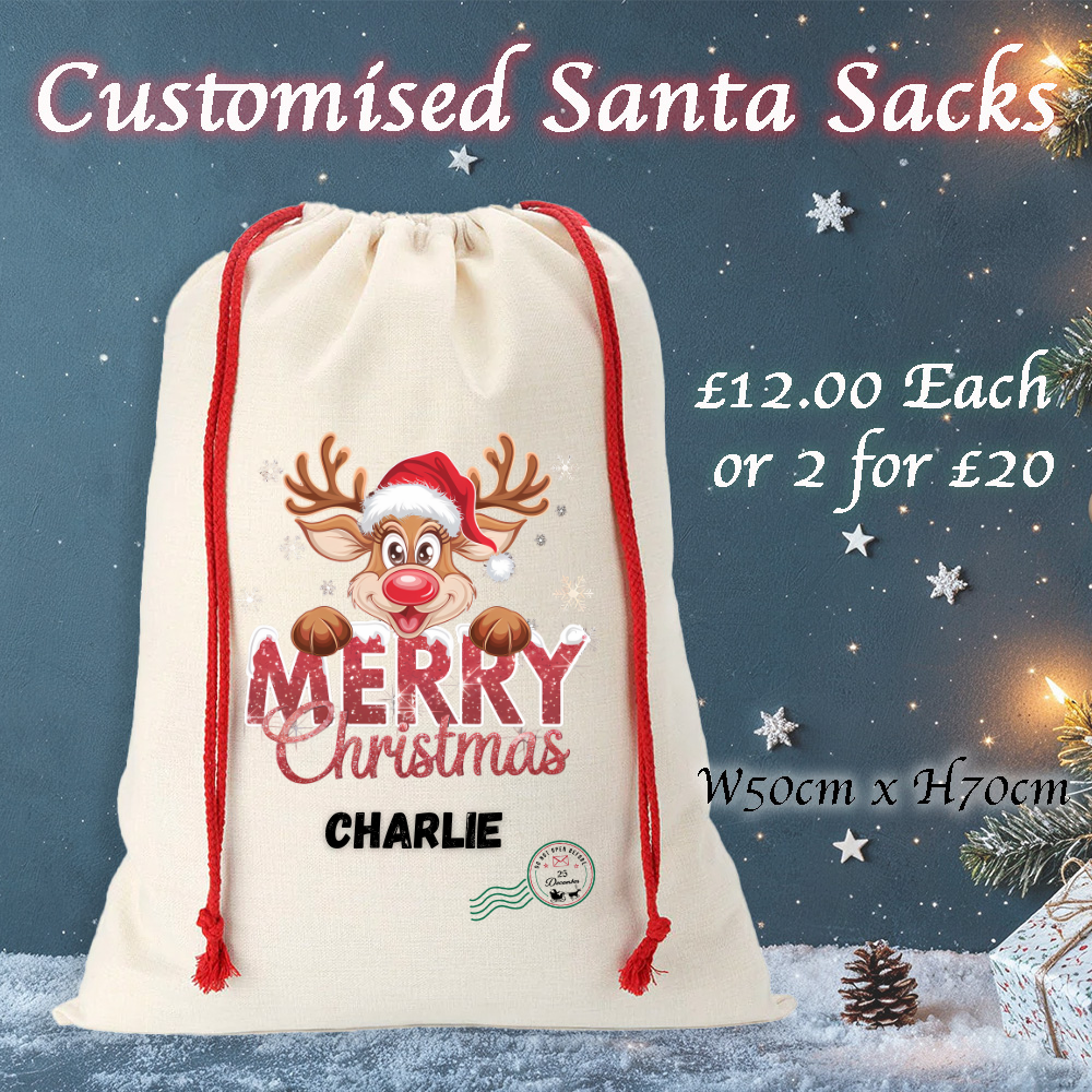 Canvas Santa Sacks