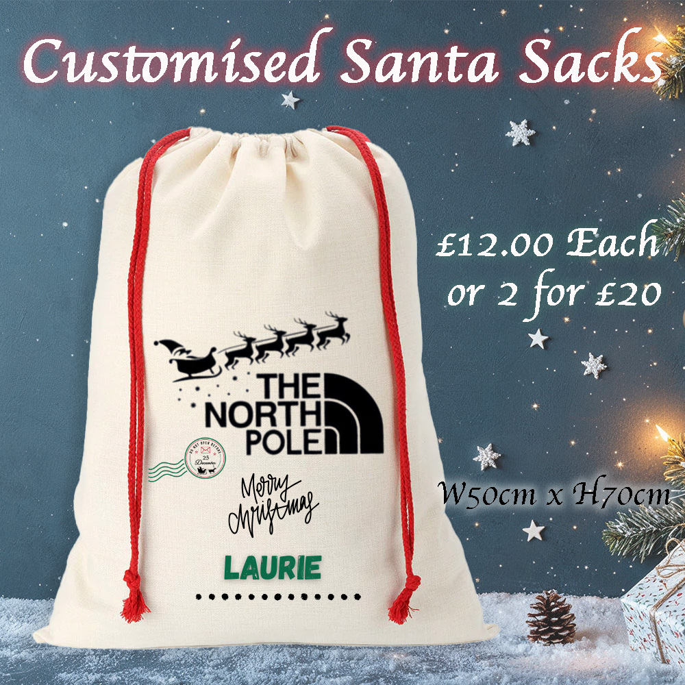 Canvas Santa Sacks