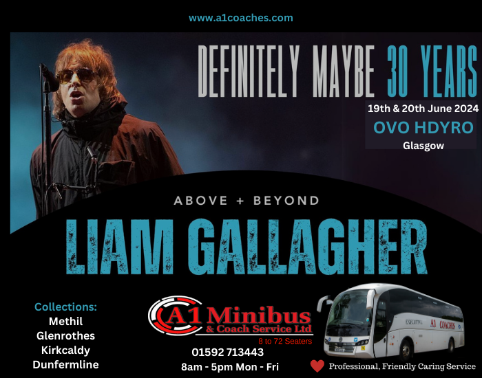 Transport to Liam Gallagher Concert Glasgow
